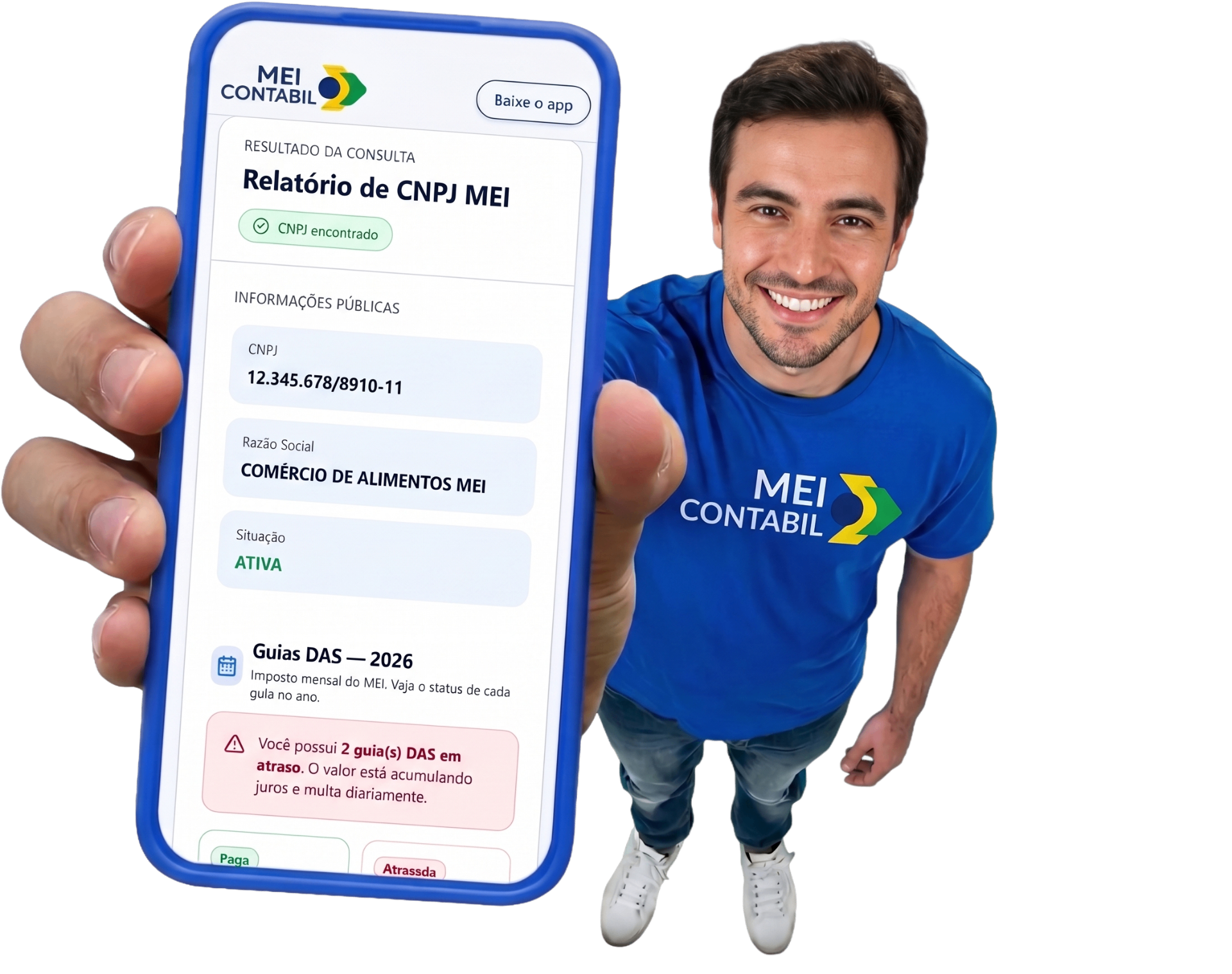 Consulte seu CNPJ ou CPF